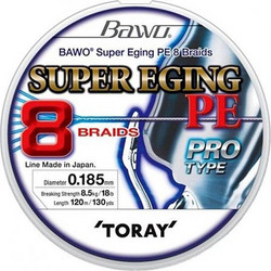 Toray Bawo Super Eging X8 0.210mm / 10kg / 120m