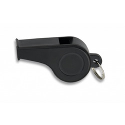 ΣΦΥΡΙΧΤΡΑ ΠΛΑΣΤΙΚΗ Black whistle. With ring. 6 cm, 33030