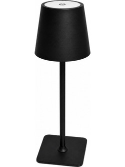 VenCore 2792-10007 - LED Table Light Rechargeable CCT Black Matte - Διακοσμητικό Φωτιστικό LED Μαύρο Ματ Μεταλλικό Πορτατίφ Επαναφορτιζόμενο USB - Touch ON-OFF-Change Color - Μπαταρία 1800mAh - Ψυχρο