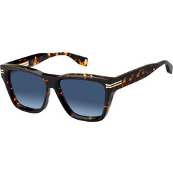Marc Jacobs MJ1002/S 086/GB Γυναικεία Γυαλιά Ηλίου Τετράγωνα Κοκάλινα Καφέ με Μπλε Degradee Φακό