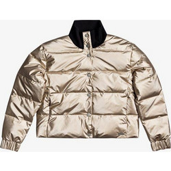 Roxy Γυναικείο Μπουφάν Χειμωνιάτικο Puffer Κοντό Χρυσό ERJJK03398