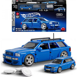 MATTEL HOT WHEELS BRICK SHOP - '94 AUDI AVANT RS2 BUILDING TOY KIT JGR28