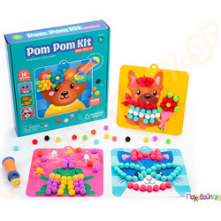 Learning Resources- Σετ Δημιουργίας Pom Pom Ντύσιμο Ζώων