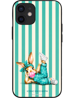 Sonique Stripe Stories Series Back Cover Iconic Λαγουδάκι (iPhone 12 mini)