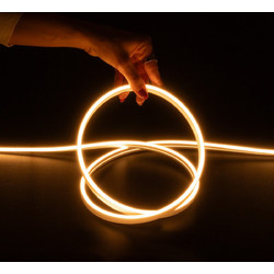 NEONPRO KLV-101-0059 Ταινία Neon Flex LED 10W/m 1200lm/m 120 DC 24V Αδιάβροχο IP65 120 x SMD2835 Chip/m Θερμό Λευκό 2700K Dimmable - Lumileds SMD Chip - Μ100 x Π0.6 x Υ1.2
