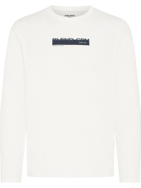 BLEND ΜΠΛΟΥΖΑ BHKEMUEL GRAPHIC LS WHITE
