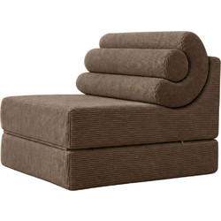 Papatya Πολυθρόνα Κρεβάτι Relax Smoke Grey Duo 560ARE5303 90x100x70cm