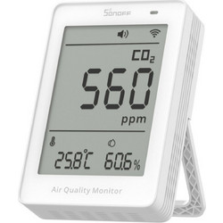 Sonoff AirGuard CO2 SAWF-08P WiFi LCD Μετρητής ποιότητας αέρα SAWF-08P (06-7336)