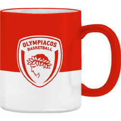 NAKAS GROUP COLLECTABLE MUG - OLYMPIACOS BASKETBALL 3 BZ.XP.RP.00738 Κόκκινο