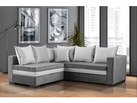 Γωνιακός Καναπές Σπέτσες Sofa Agora 220x200x85cm (Ξύλο-Ύφασμα) Με Επιλογή Υφάσματος
