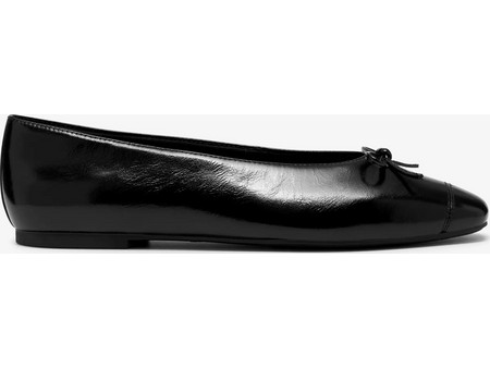 Clarks Befana Bow Ballerinas Leather Black