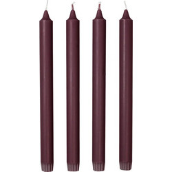 Κεριά Eco Taper - Μπορντό Burn Time 9.5h Σετ Των 4 τμχ O2,2 x H28 cm Broste Copenhagen