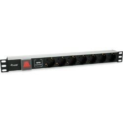 7-Outlet Schuko Power Distribution Unit with Surge Protection and Switch (0333309)