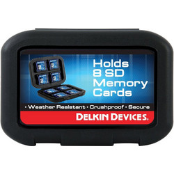 Delkin Weather Resistant Case for 8 SD cards