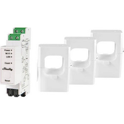 Shelly PRO 3EM 400A 3-Phase Energy Meter, WiFi/Bluetooth