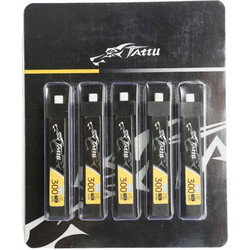 Tattu 300mAh 3.8V 75C 1S1P HV BT2.0.5 Μπαταρία LiPo (5 Τεμάχια)
