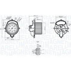 Magneti Marelli 069412266010 - ΒΕΝΤΙΛΑΤΕΡ ΕΣΩΤ.ΧΩΡΟΥ CITROEN BERLINGO 1.6 2008-18