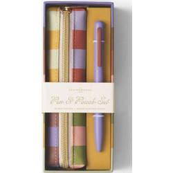 Σετ Δώρου Στυλό Κασετίνα Designworks Ink Bold Stripe Legami