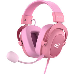 Havit H2002d Gaming Headset Over Ear Pink