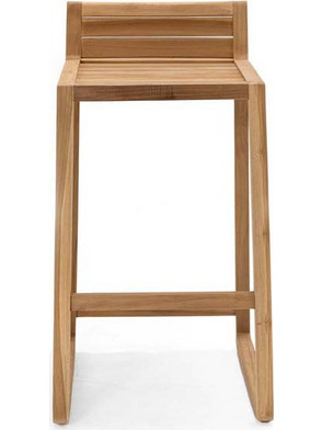 ows-0061471 Σκαμπό Bar Kant (43x42x87) teak wood Soulworks