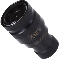 Alphacool Eiszapfen quick coupling female G1/4 inner thread Deep Black Fittings Μαύρο