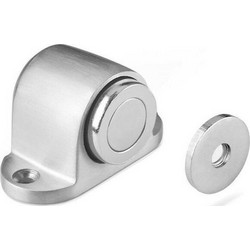 Μαγνητικό Στοπ Πόρτας Inofix 3x5,2x3.8cm Μεταλλικό Ασημί