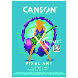 ΜΠΛΟΚ CANSON XSMART PIXEL ART A4 120gr 40φ