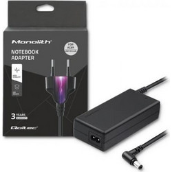 Qoltec Φορτιστής Laptop 65W 19V 3.42A για Acer με Ενσωματωμένο Καλώδιο Τροφοδοσίας 51115