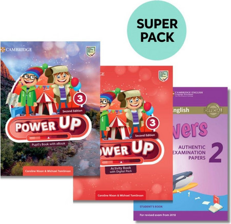 POWER UP 3 SUPER PACK 2 (SB + WB + MOVERS 2 + WORDLIST) 2ND ED