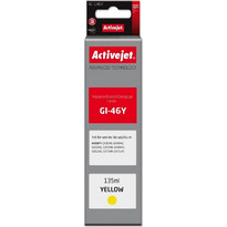 Activejet AC-G46Y Ink cartridge for Canon printers, replacement for Canon GI-46Y Supreme 135 ml yellow AC-G46Y
