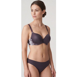 Sassa Push Up Σουτιέν Με Ενίσχυση & Μπανέλα Spacer Flexicup Lace Ανθρακί - Σκούρο Γκρί