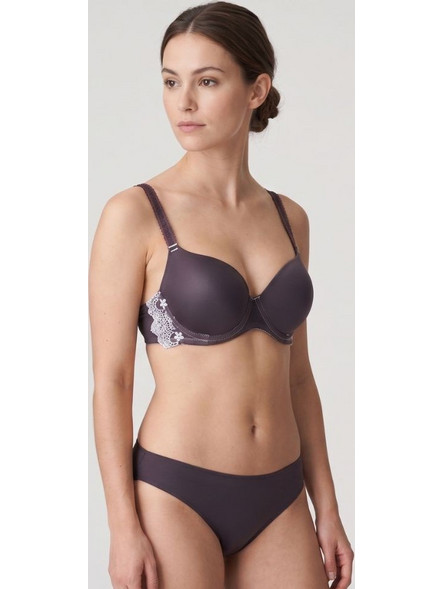 Sassa Push Up Σουτιέν Με Ενίσχυση & Μπανέλα Spacer Flexicup Lace Ανθρακί - Σκούρο Γκρί