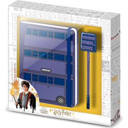 Harry Potter Knight Bus set diary + pen