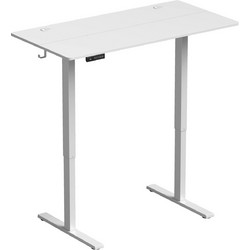 HOMCOM Ηλεκτρικό Γραφείο Ρυθμιζόμενο Ύψος 120x60x72-118cm Λευκό 838-639V91WT