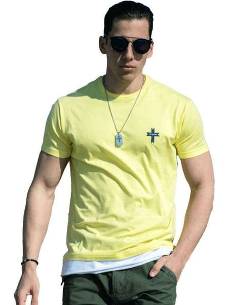 Crossover Men's Nation T-Shirt - Yellow