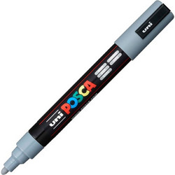 ΜΑΡΚΑΔΟΡΟΣ ΖΩΓΡΑΦΙΚΗΣ UNI POSCA PC-5M 1.8-2.5mm ΓΚΡΙ
