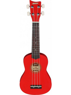Ashton UKE170 Soprano Red with Case