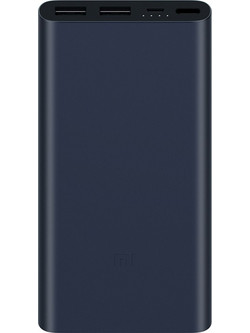 Xiaomi Mi 2S Power Bank 10000mAh με 2 Θύρες USB-A & Θύρα USB-C Black