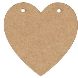 Καρδιά με τρύπες mdf 120x6χιλ