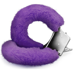 Crushious Love Furry Χειροπέδες Μωβ
