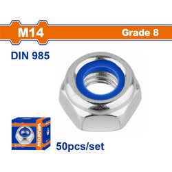 WADFOW ΠΑΞΙΜΑΔΙ ΑΣΦΑΛΕΙΑΣ ΓΑΛΒ. DIN985 14mm 50TEM (WMV6514A)