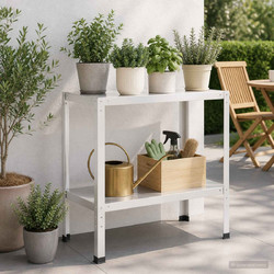 Τραπέζι φύτευσης 100 x 40 x 80 cm Χάλυβας με επίστρωση πούδρας 8014856