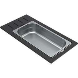 Elleci Sintesi Drain On 1/3 KD011065 Inox - Μπολ Gastronorm Νεροχύτη