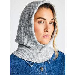Γυναικεία πλεκτή ribbed μπαλακλάβα FBL014-128-10_GREY