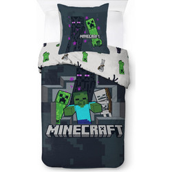 Minecraft Last Block Standing Σετ Παπλωματοθήκης με Μαξιλαροθήκη 140x200, 70x90 εκ