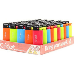 Cricket MINI CR FLUO LB 22150033 (κουτί με 50 αναπτήρες πέτρας)