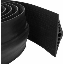vidaXL Σφραγίδα Δαπέδου Γκαράζ Μαύρο 155 x 28 mm 12 μ EPDM Καουτσούκ