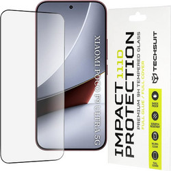 Techsuit 111D Μεμβράνη Γυαλιού Ολικής Κάλυψης, Xiaomi Poco F9 Ultra, Μαύρο