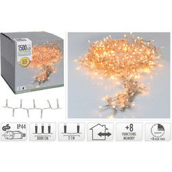 1500 LED Φωτάκια - 30 Μέτρα - Χρονοδιακόπτης - Extra Θερμό Λευκό