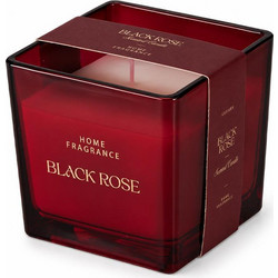 Αρωματικό κερί σε γυάλινο δοχείο Black Rose 10x10εκ